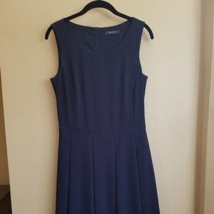 ESPRIT Scoop Neck Navy Dress NWOT